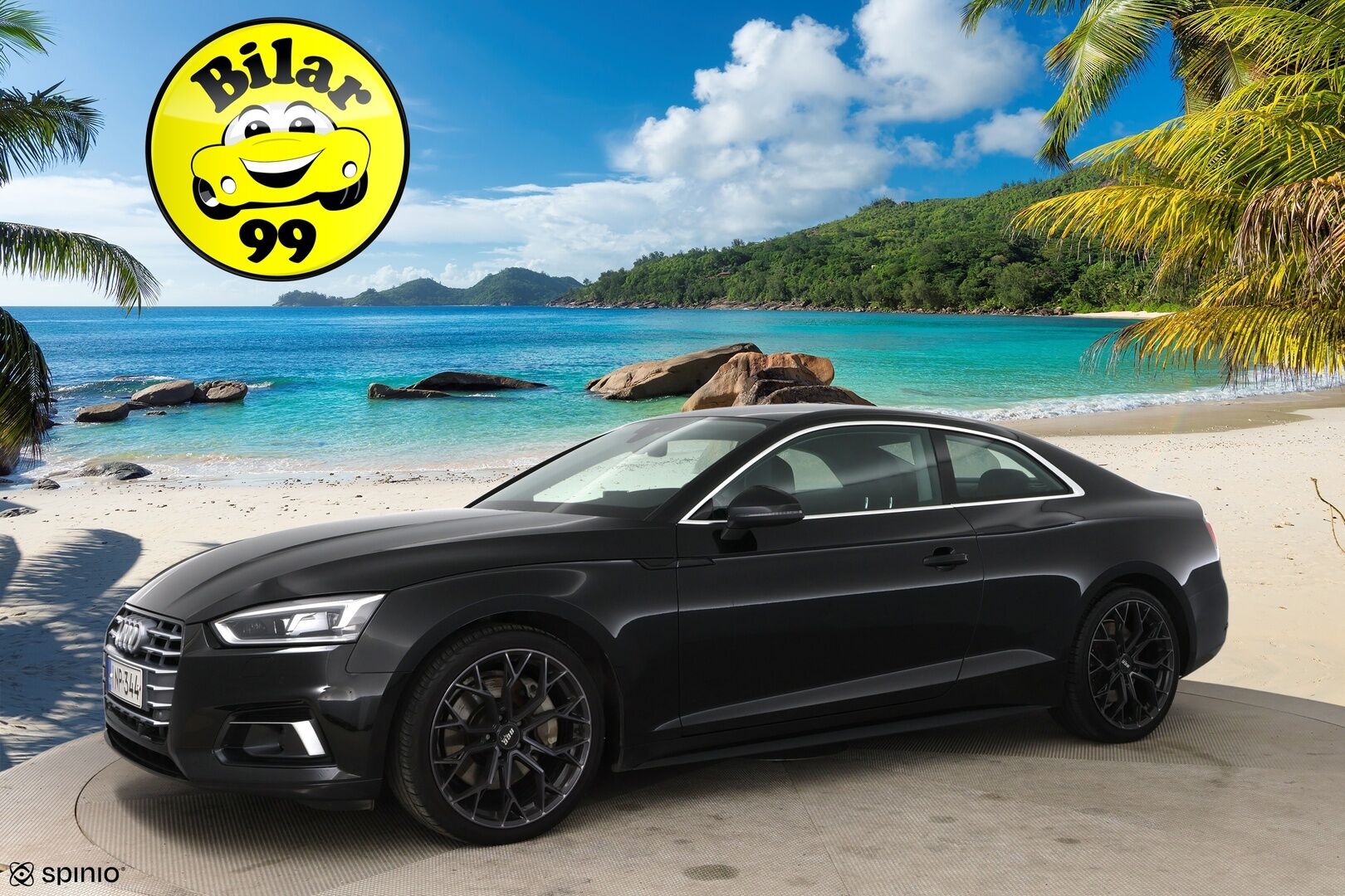 Audi A5 2017 Coupé Business Sport 2,0 TFSI 185 kW quattro S tronic /  Adapt.vakkari / Webasto / P.kamera / MMI+ / LED / Kaistavahti - Suomi-auto / Digimittaristo / Flat bottom / 2x alumiinivanteet