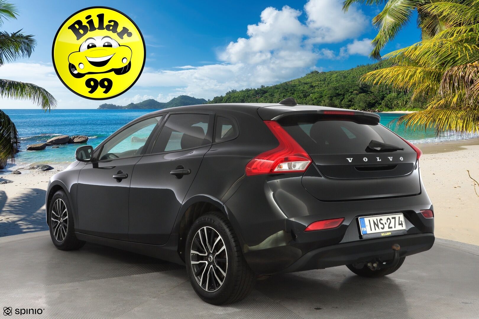 Volvo V40 2017 D2 Business E * Lohko / Vakkari / Vetokoukku / Facelift / BT * - Suomi-auto / Kahdet renkaat alumiinivantein / Vauhtipyörä uusittu! / Viimeisin huolto 161tkm