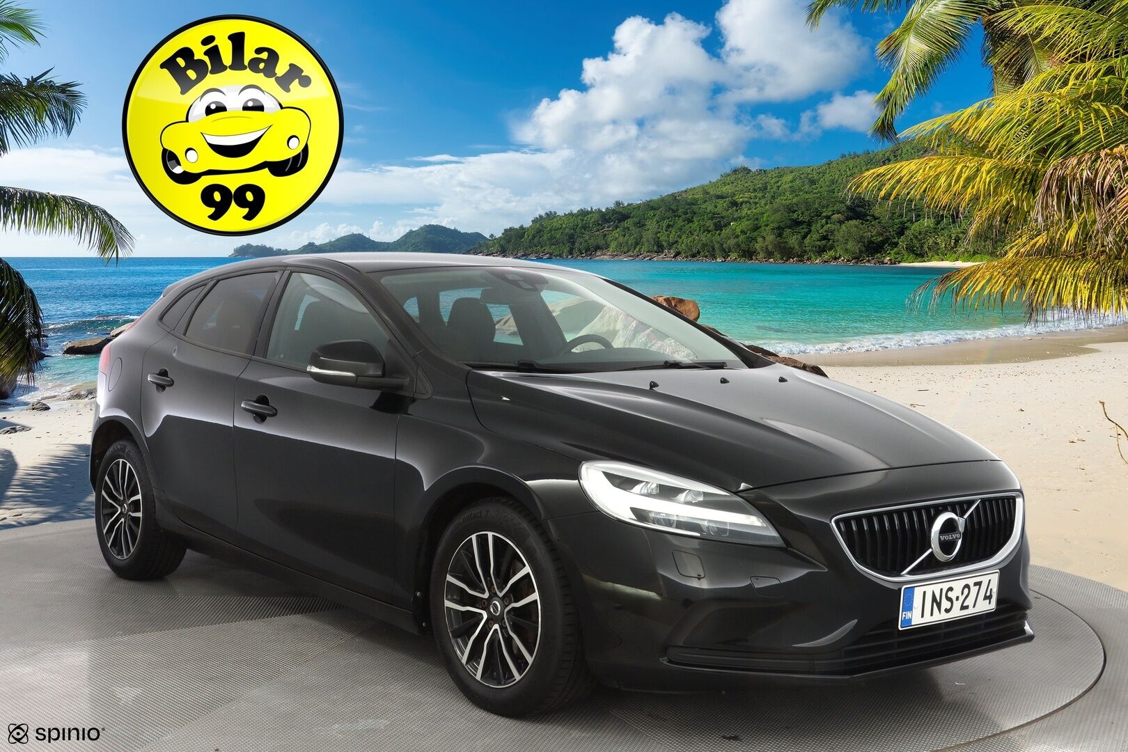 Volvo V40 2017 D2 Business E * Lohko / Vakkari / Vetokoukku / Facelift / BT * - Suomi-auto / Kahdet renkaat alumiinivantein / Vauhtipyörä uusittu! / Viimeisin huolto 161tkm
