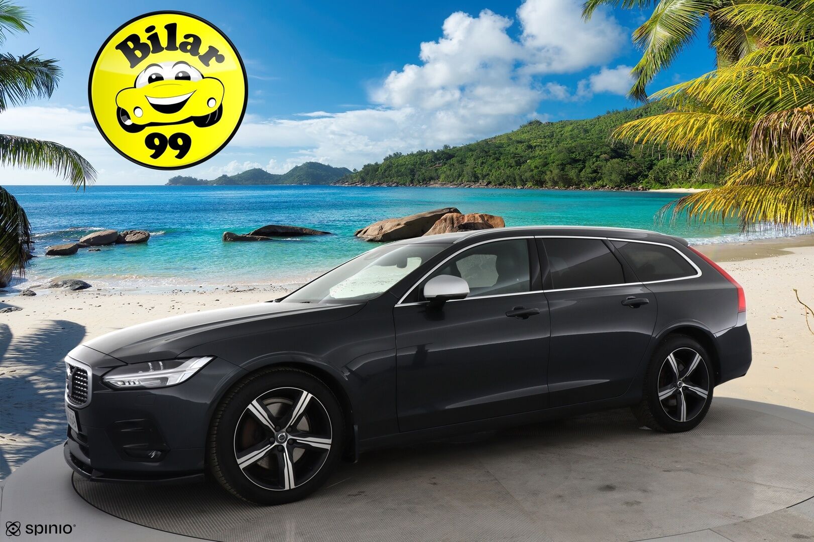 Volvo V90 2018 D5 AWD Business R-Design aut *EI ADBLUE / Webasto / Bowers & Wilkins / Panorama / Muistipenkit / Keyless / 360 kamera / HUD / Koukku / Blis* - *EI ADBLUE / NELIVETO / D5 / R-Design*