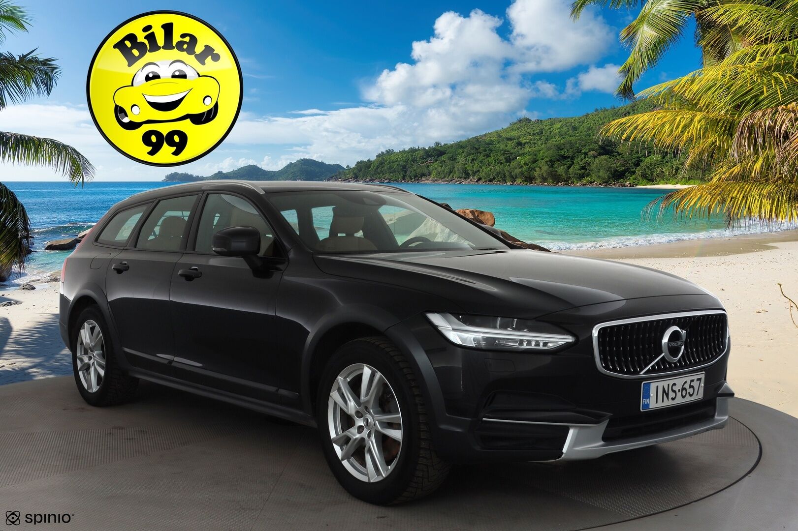 Volvo V90 Cross Country 2018 D4 AWD Pro aut * ACC / P.kamera / Full LED / Koukku / Webasto / Muistipenkit hieronnalla / Navi / KeylessGo / BLIS * - *Hierovat Ilmastoidut ruskeat nahat / Suomi-auto / Kahdet renkaat aluvanteilla*