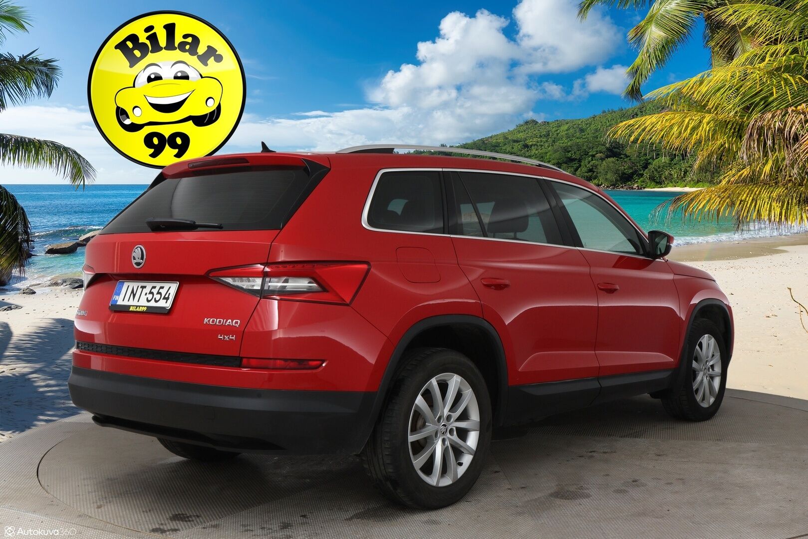 Skoda Kodiaq 2017 1,4 TSI 4x4 Ambition DSG Autom / Adapt.vak / Webasto / P-tutkat / Smartlink - LED ajovalot / Suomi-auto / Juuri iso huolto tehtynä! 