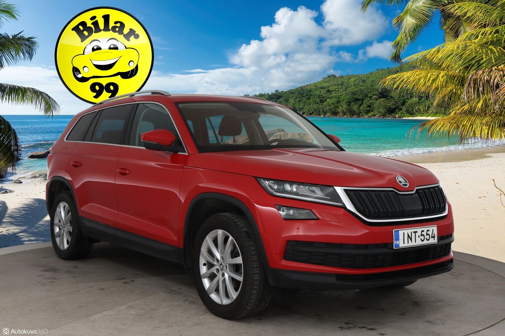 Skoda Kodiaq 2017 1,4 TSI 4x4 Ambition DSG Autom / Adapt.vak / Webasto / P-tutkat / Smartlink - LED ajovalot / Suomi-auto / Juuri iso huolto tehtynä! 