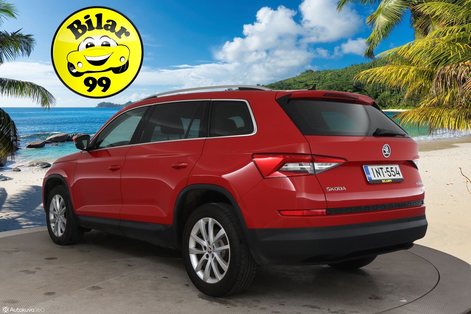 Skoda Kodiaq 2017 1,4 TSI 4x4 Ambition DSG Autom / Adapt.vak / Webasto / P-tutkat / Smartlink - LED ajovalot / Suomi-auto / Juuri iso huolto tehtynä! 