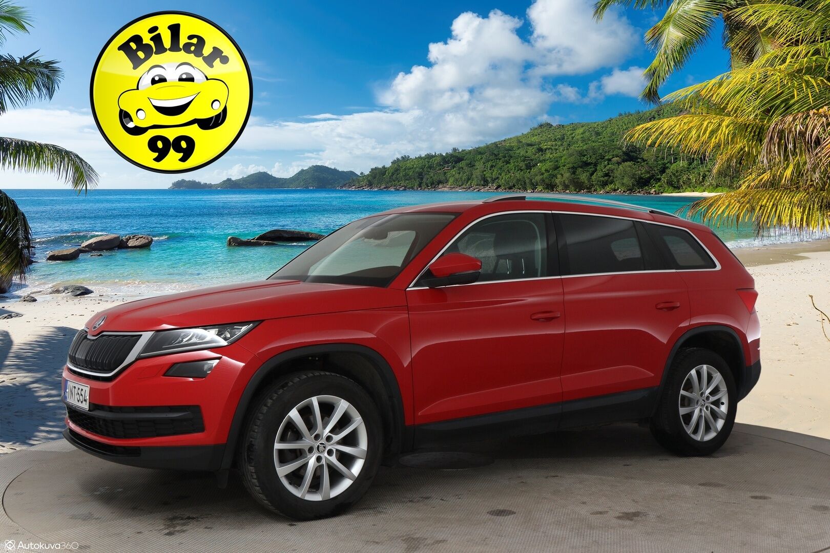 Skoda Kodiaq 2017 1,4 TSI 4x4 Ambition DSG Autom / Adapt.vak / Webasto / P-tutkat / Smartlink - LED ajovalot / Suomi-auto / Juuri iso huolto tehtynä! 