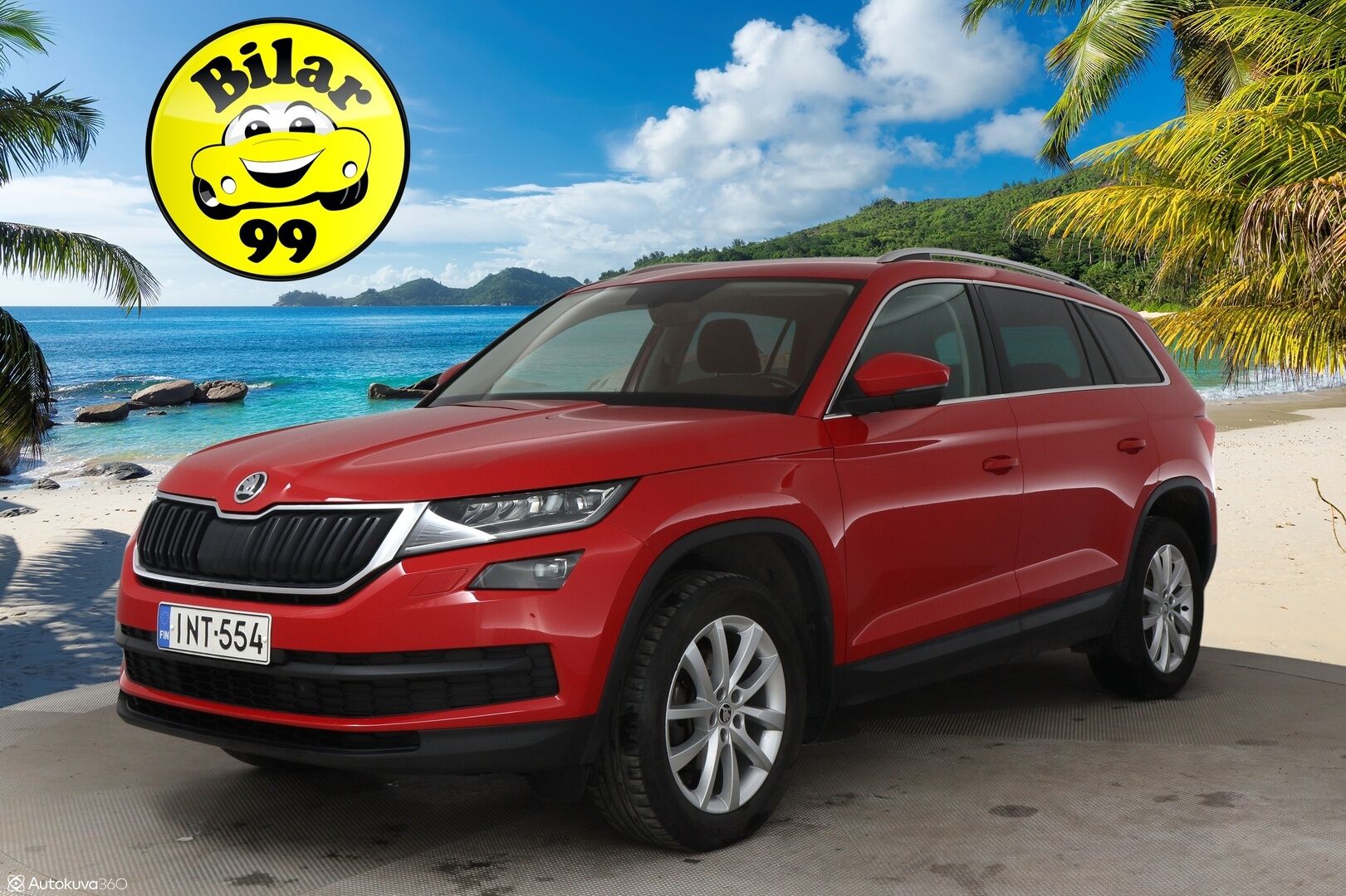 Skoda Kodiaq 2017 1,4 TSI 4x4 Ambition DSG Autom / Adapt.vak / Webasto / P-tutkat / Smartlink - LED ajovalot / Suomi-auto / Juuri iso huolto tehtynä! 