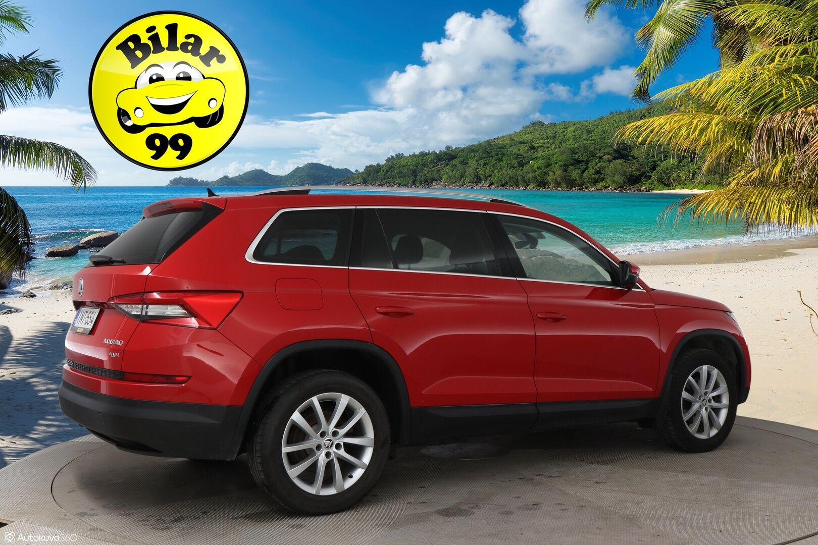 Skoda Kodiaq 2017 1,4 TSI 4x4 Ambition DSG Autom / Adapt.vak / Webasto / P-tutkat / Smartlink - LED ajovalot / Suomi-auto / Juuri iso huolto tehtynä! 