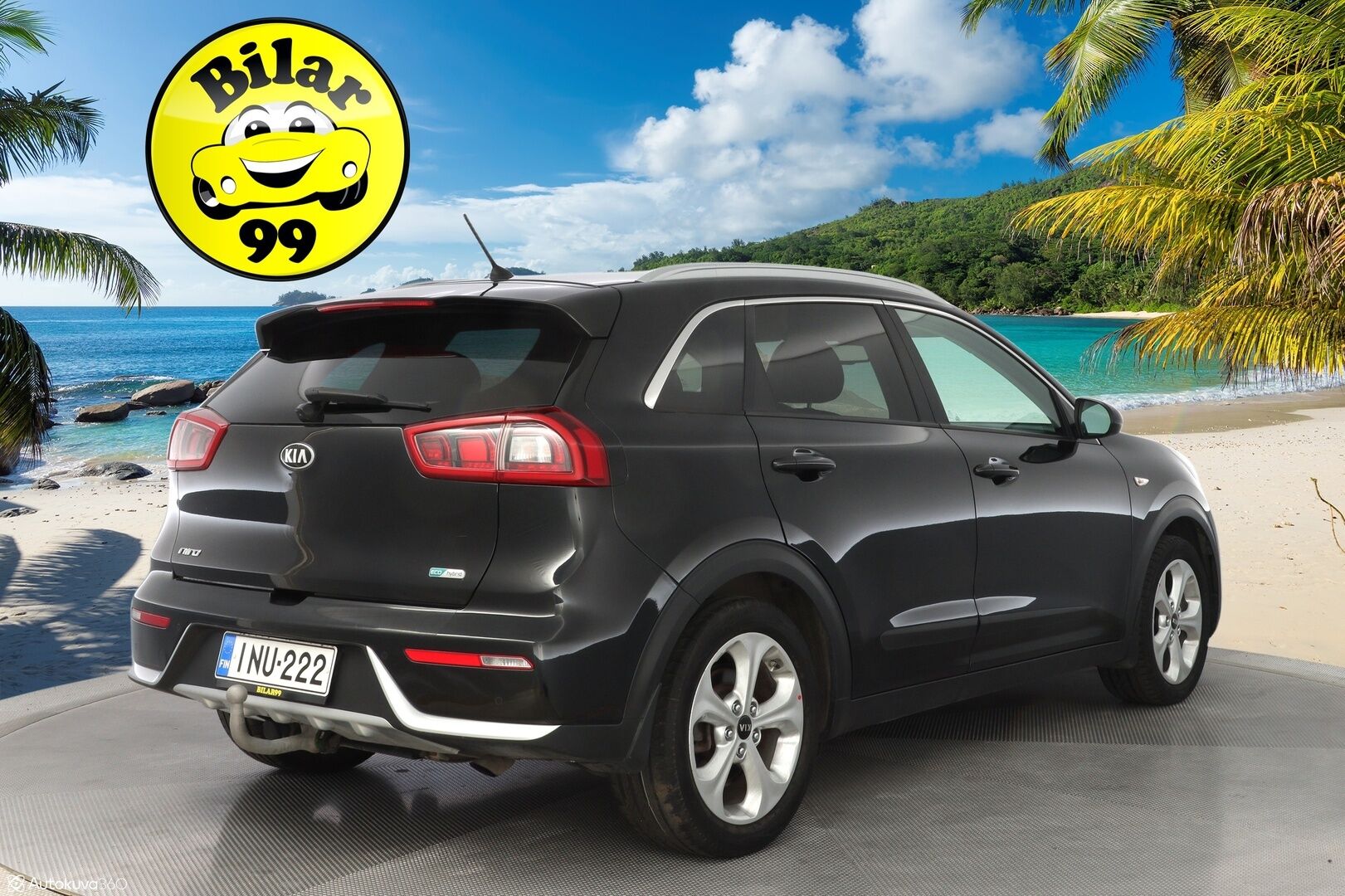 Kia Niro 2018 1,6 GDI Hybrid LX DCT *Lohko+Sisä / Koukku / Kamera / Vakkari / Kaistavahti* - Lohko | Koukku | Kamera | Vakkari | Kaistavahti | Merkkihuollot | Katsastus 04/2027 | Kahdet aluvanteet | Suomi-auto