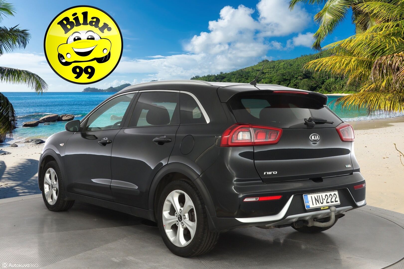 Kia Niro 2018 1,6 GDI Hybrid LX DCT *Lohko+Sisä / Koukku / Kamera / Vakkari / Kaistavahti* - Lohko | Koukku | Kamera | Vakkari | Kaistavahti | Merkkihuollot | Katsastus 04/2027 | Kahdet aluvanteet | Suomi-auto