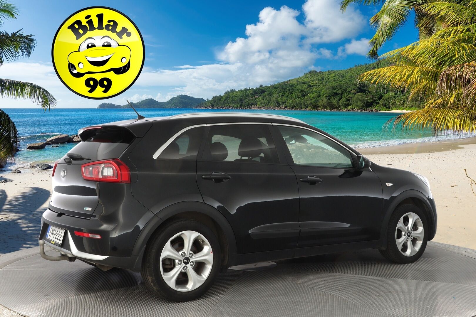 Kia Niro 2018 1,6 GDI Hybrid LX DCT *Lohko+Sisä / Koukku / Kamera / Vakkari / Kaistavahti* - Lohko | Koukku | Kamera | Vakkari | Kaistavahti | Merkkihuollot | Katsastus 04/2027 | Kahdet aluvanteet | Suomi-auto