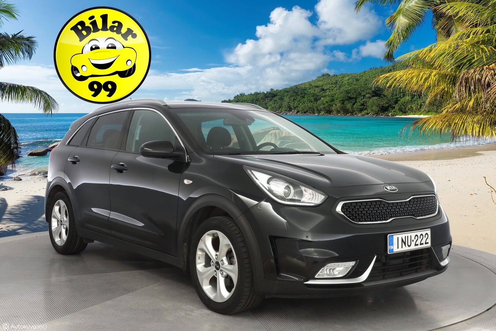 Kia Niro 2018 1,6 GDI Hybrid LX DCT *Lohko+Sisä / Koukku / Kamera / Vakkari / Kaistavahti* - Lohko | Koukku | Kamera | Vakkari | Kaistavahti | Merkkihuollot | Katsastus 04/2027 | Kahdet aluvanteet | Suomi-auto