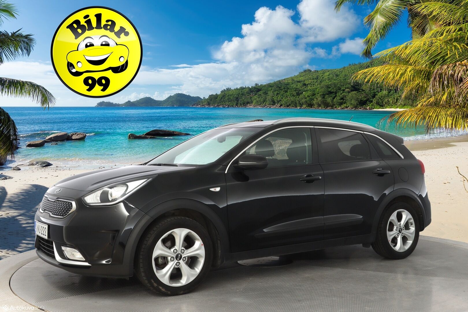 Kia Niro 2018 1,6 GDI Hybrid LX DCT *Lohko+Sisä / Koukku / Kamera / Vakkari / Kaistavahti* - Lohko | Koukku | Kamera | Vakkari | Kaistavahti | Merkkihuollot | Katsastus 04/2027 | Kahdet aluvanteet | Suomi-auto
