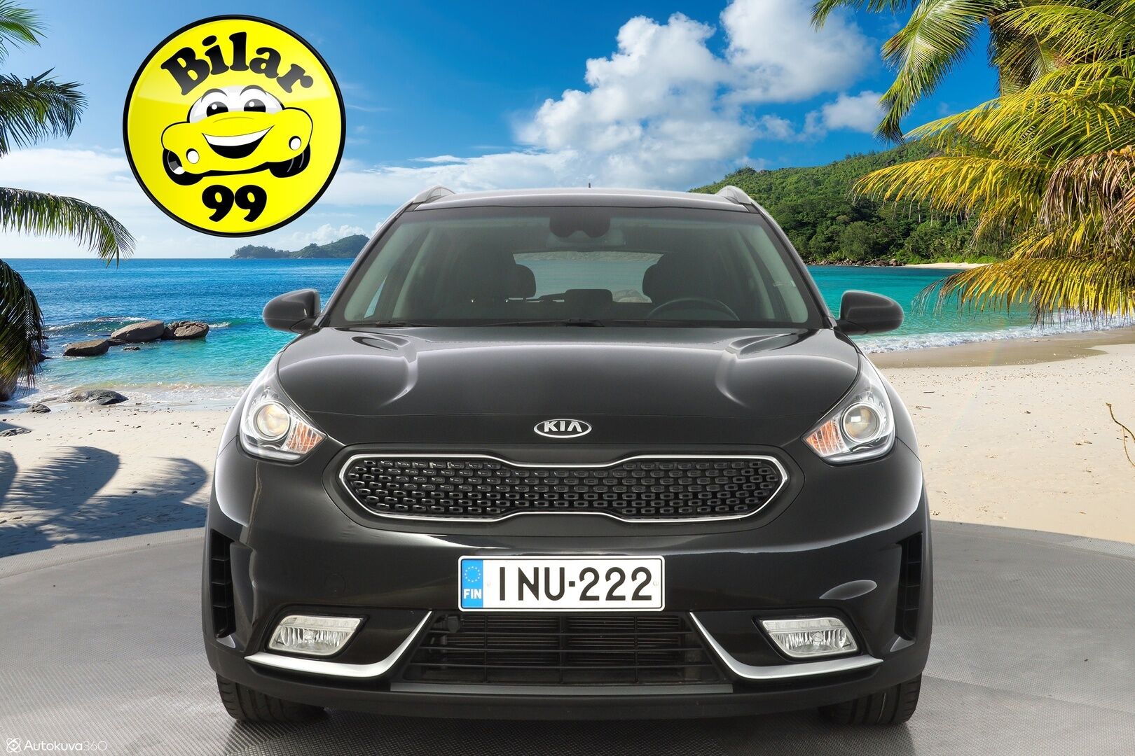 Kia Niro 2018 1,6 GDI Hybrid LX DCT *Lohko+Sisä / Koukku / Kamera / Vakkari / Kaistavahti* - Lohko | Koukku | Kamera | Vakkari | Kaistavahti | Merkkihuollot | Katsastus 04/2027 | Kahdet aluvanteet | Suomi-auto