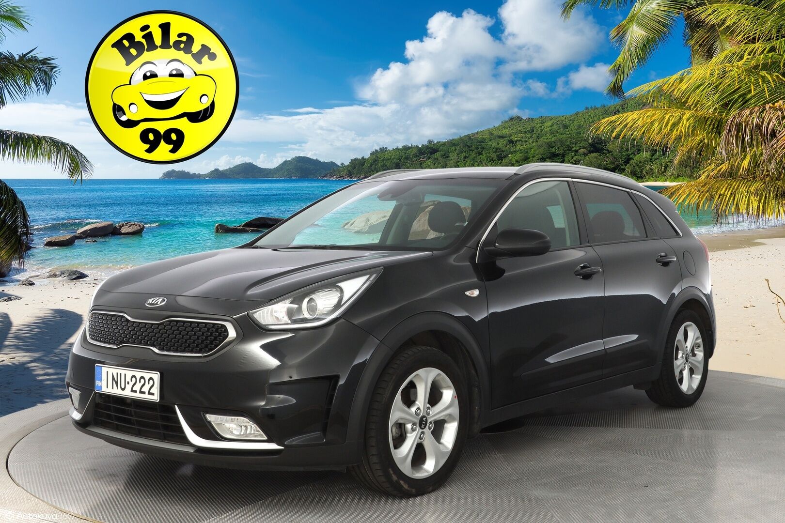 Kia Niro 2018 1,6 GDI Hybrid LX DCT *Lohko+Sisä / Koukku / Kamera / Vakkari / Kaistavahti* - Lohko | Koukku | Kamera | Vakkari | Kaistavahti | Merkkihuollot | Katsastus 04/2027 | Kahdet aluvanteet | Suomi-auto