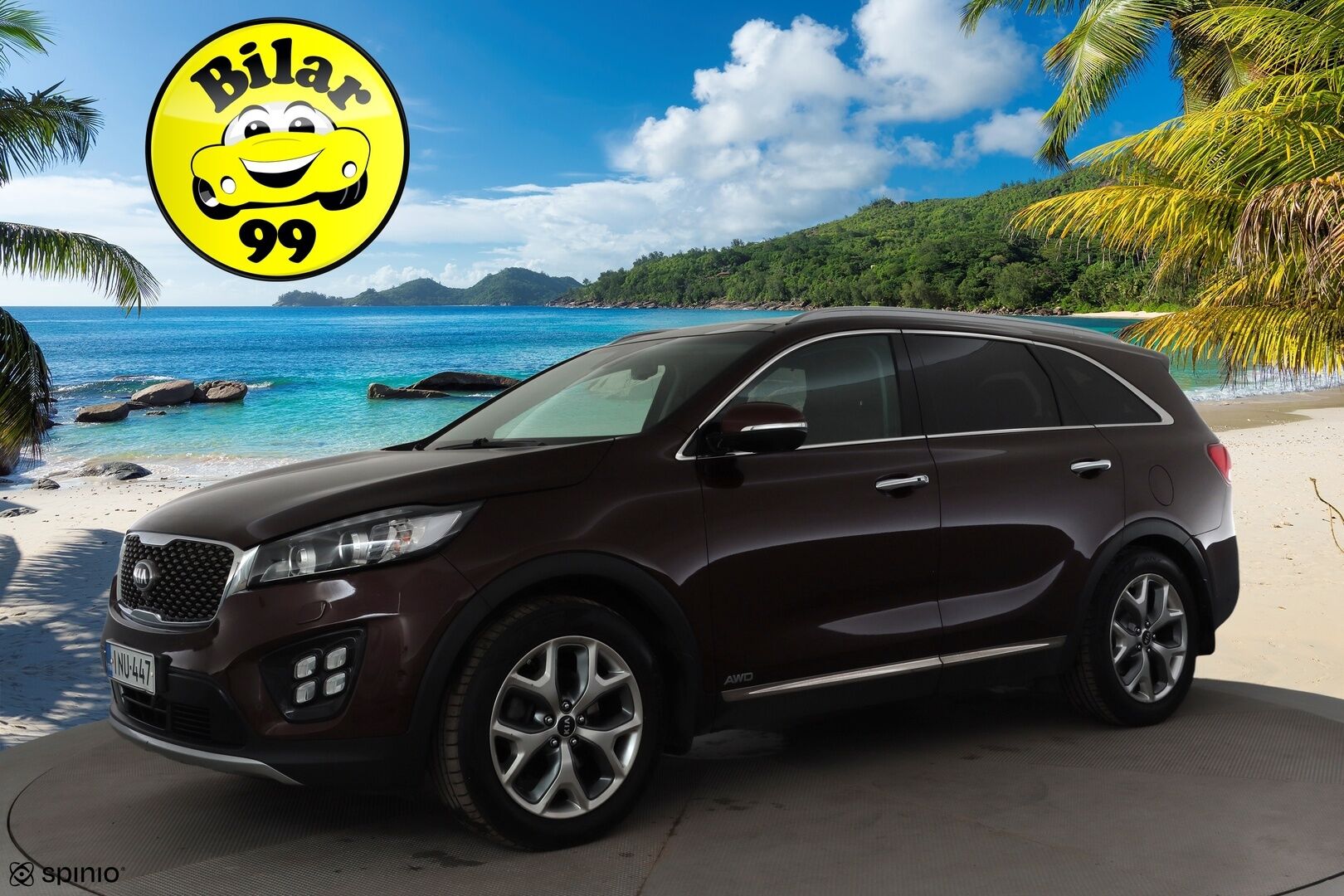 Kia Sorento 2017 2,2 CRDi AWD Business Luxury A/T 7P * ACC / Panorama / Koukku / Ilmastoidut nahat / Lohko+Sisä / 360° / Infinity * - Suomi-auto / Kahdet renkaat aluvanteilla / Huippuvarusteet