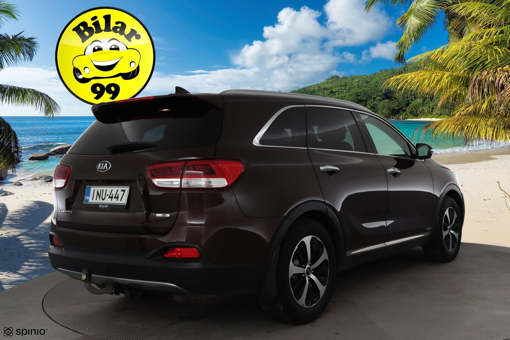 Kia Sorento 2017 2,2 CRDi AWD Business Luxury A/T 7P * ACC / Panorama / Koukku / Ilmastoidut nahat / Lohko+Sisä / 360° / Infinity * - Suomi-auto / Kahdet renkaat aluvanteilla / Huippuvarusteet