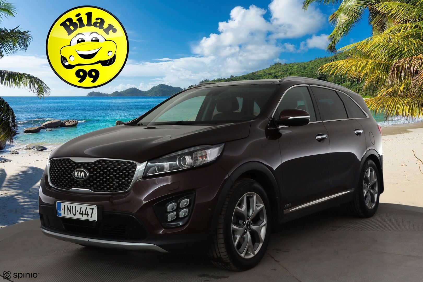 Kia Sorento 2017 2,2 CRDi AWD Business Luxury A/T 7P * ACC / Panorama / Koukku / Ilmastoidut nahat / Lohko+Sisä / 360° / Infinity * - Suomi-auto / Kahdet renkaat aluvanteilla / Huippuvarusteet