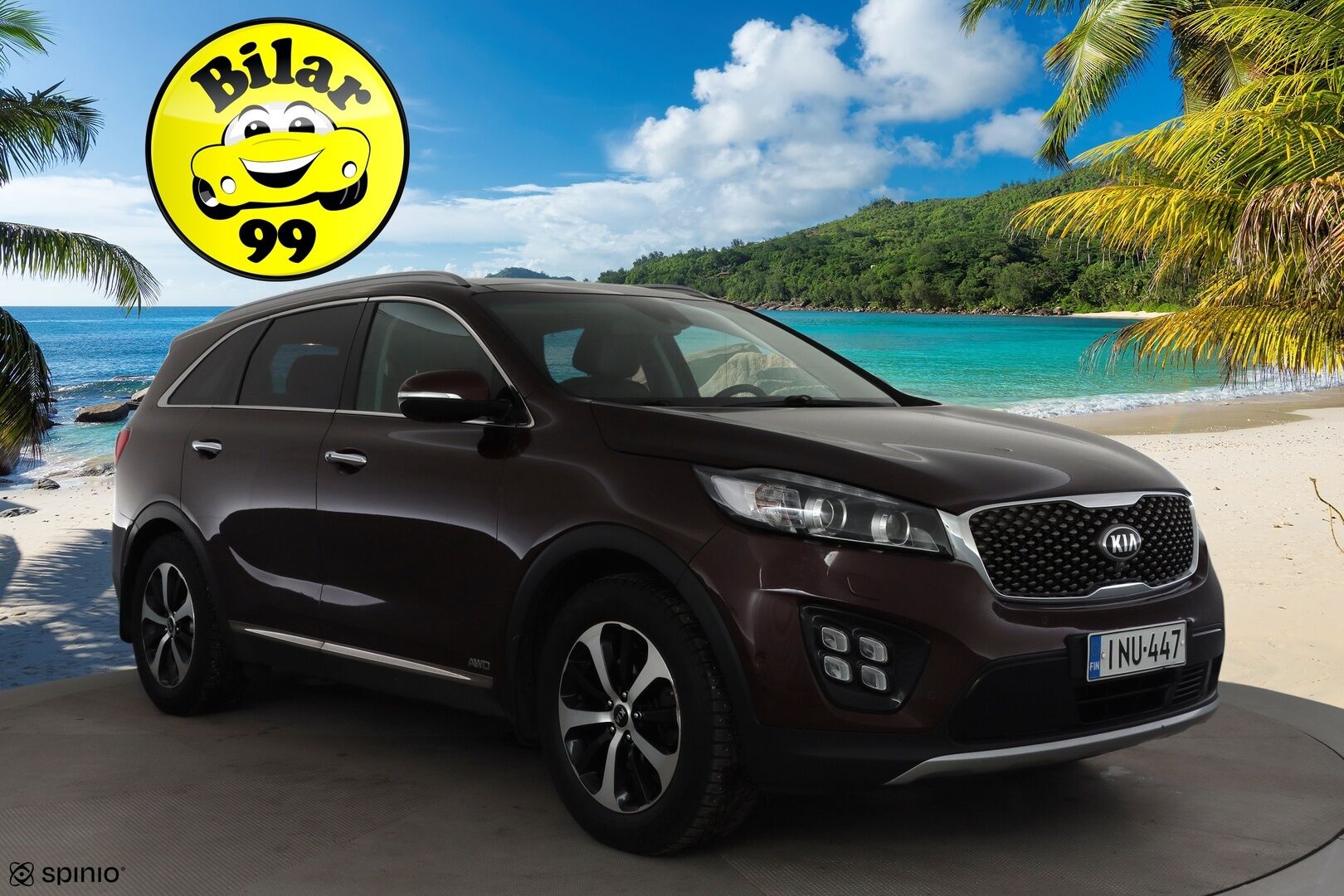 Kia Sorento 2017 2,2 CRDi AWD Business Luxury A/T 7P * ACC / Panorama / Koukku / Ilmastoidut nahat / Lohko+Sisä / 360° / Infinity * - Suomi-auto / Kahdet renkaat aluvanteilla / Huippuvarusteet