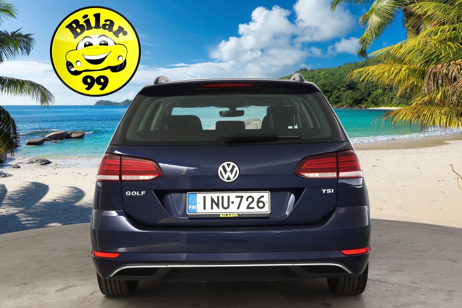 Volkswagen Golf 2018 Variant Comfortline 1,0 TSI 81 kW (110 hv) DSG-automaatti *ACC/  Kamera/  Appconnect/  Lohko* - Autossa 2x hyvät renkaat vanteineen, tutkat eteen ja taakse sekä juuri tehty määräaikashuolto + jakopää