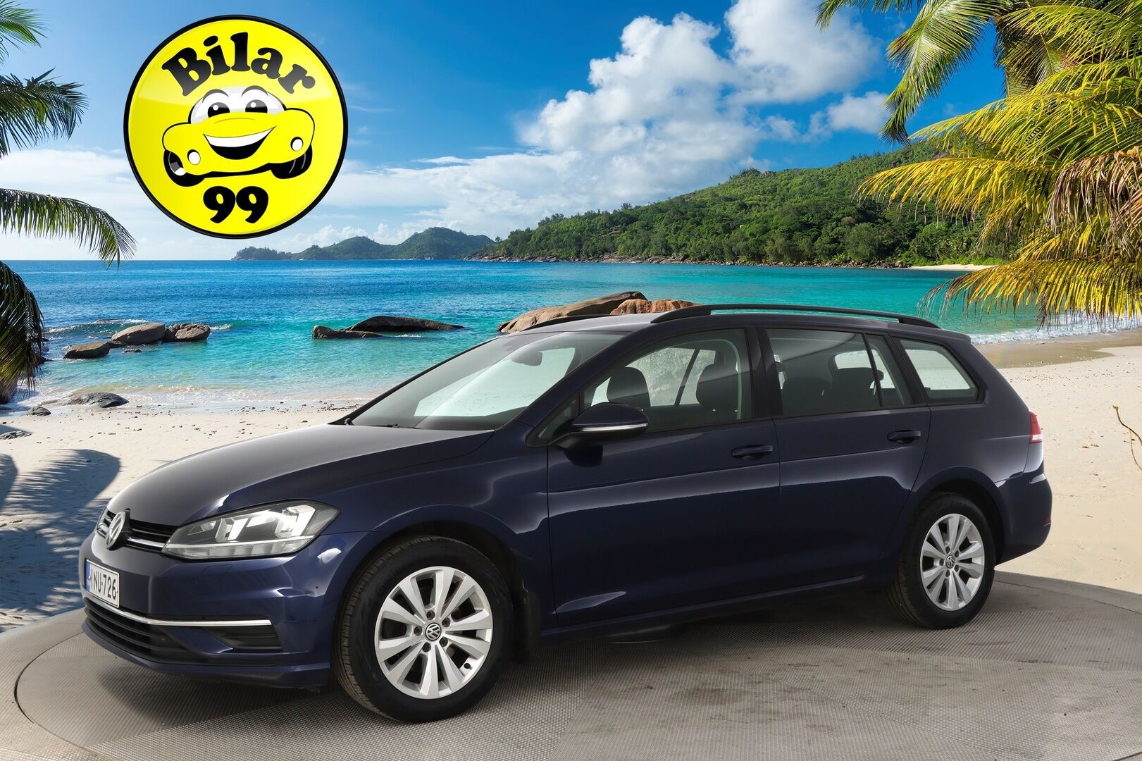 Volkswagen Golf 2018 Variant Comfortline 1,0 TSI 81 kW (110 hv) DSG-automaatti *ACC/  Kamera/  Appconnect/  Lohko* - Autossa 2x hyvät renkaat vanteineen, tutkat eteen ja taakse sekä juuri tehty määräaikashuolto + jakopää