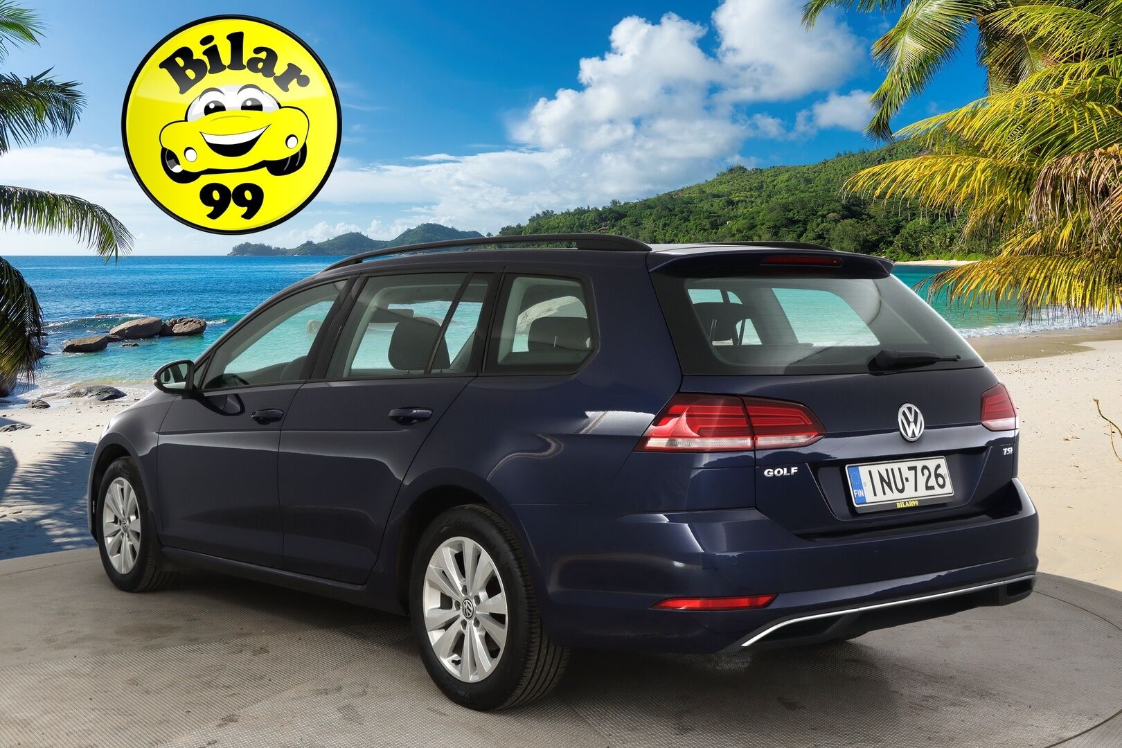 Volkswagen Golf 2018 Variant Comfortline 1,0 TSI 81 kW (110 hv) DSG-automaatti *ACC/  Kamera/  Appconnect/  Lohko* - Autossa 2x hyvät renkaat vanteineen, tutkat eteen ja taakse sekä juuri tehty määräaikashuolto + jakopää