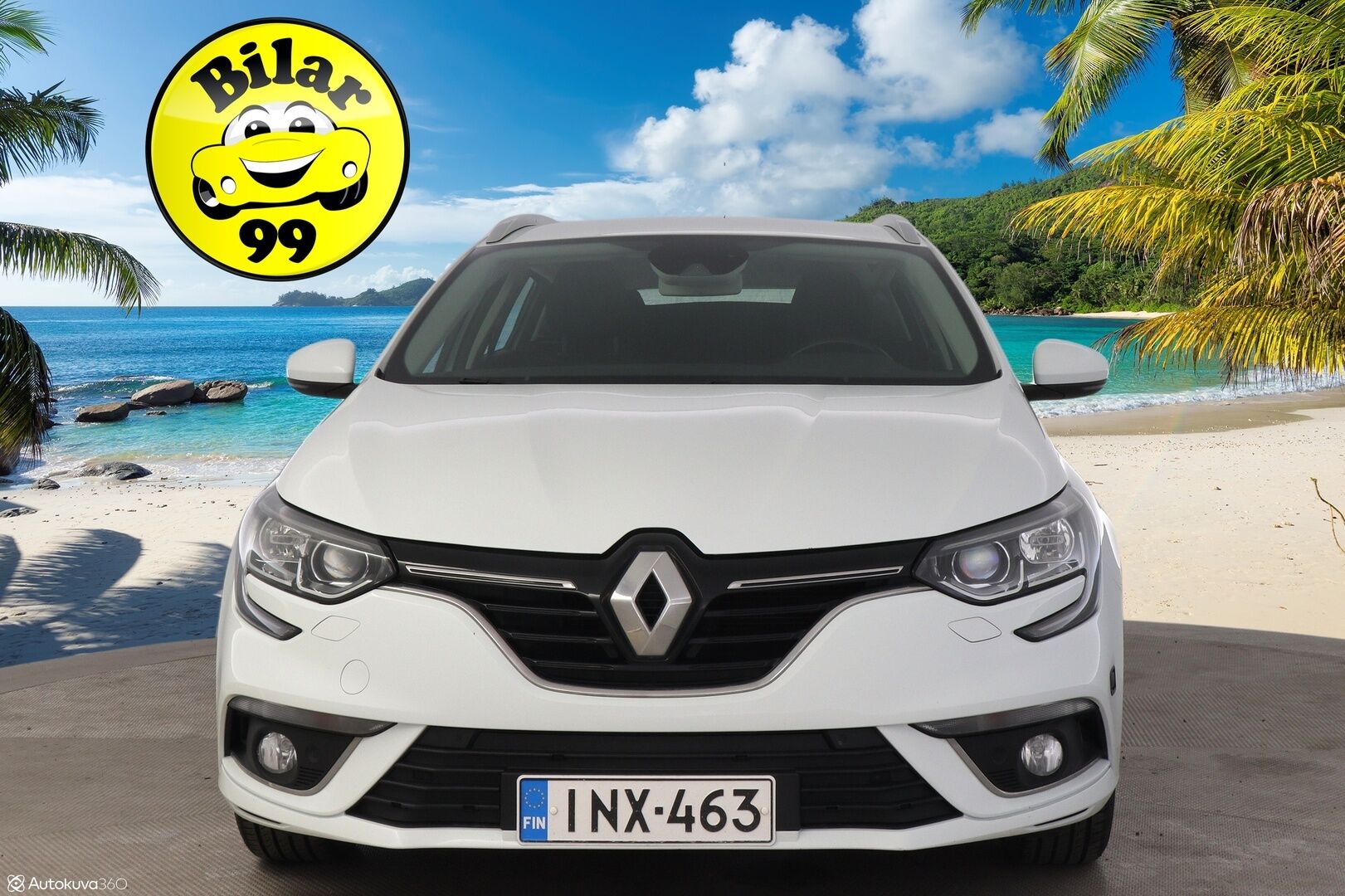 Renault Megane 2018 Sport Tourer TCe 130 Zen *Digimittaristo / Smartlink / Navi / Lohko S.Pistoke / KeylessGo / Kaukovaloautomatiikka* - Taloudellinen Megane kattavilla varusteilla sekä särmällä huoltohistorialla!