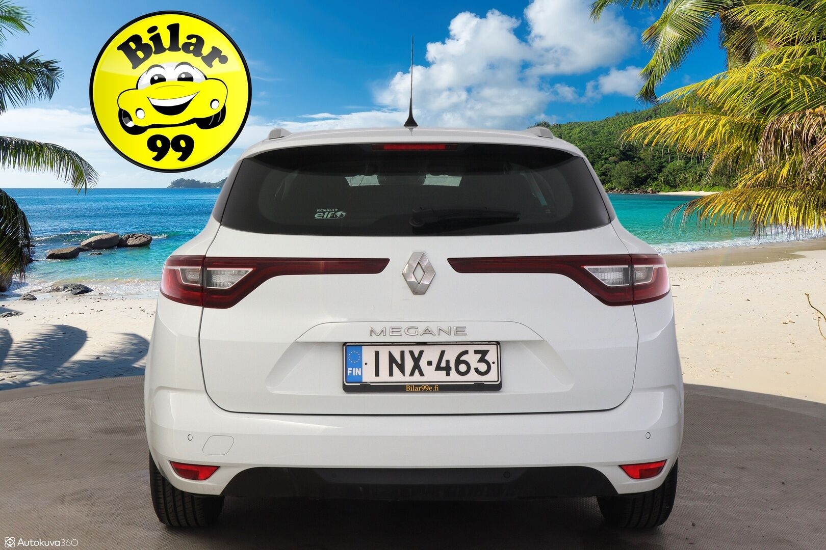 Renault Megane 2018 Sport Tourer TCe 130 Zen *Digimittaristo / Smartlink / Navi / Lohko S.Pistoke / KeylessGo / Kaukovaloautomatiikka* - Taloudellinen Megane kattavilla varusteilla sekä särmällä huoltohistorialla!