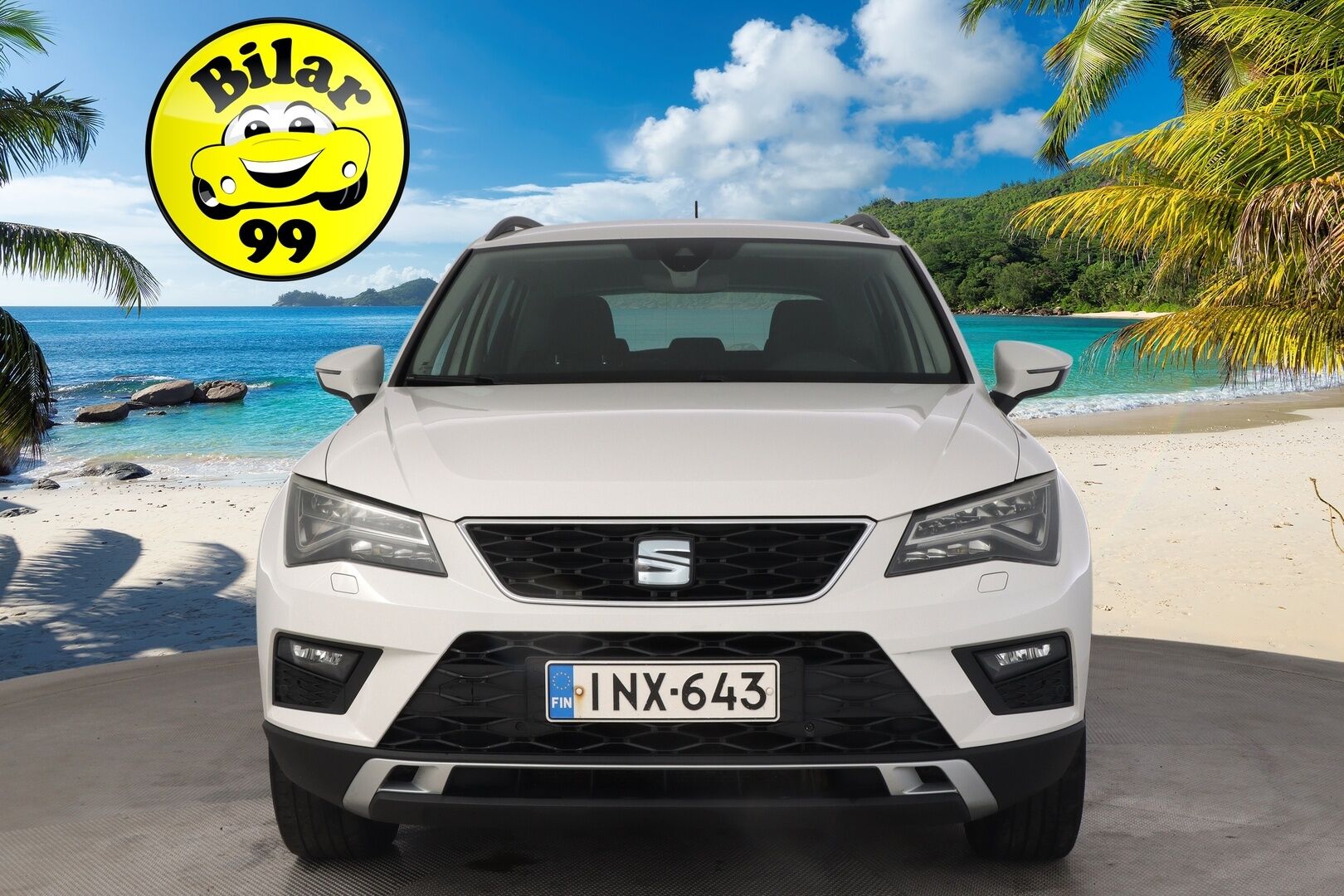 Seat Ateca 2017 1,4 TSI 150 ACT Style DSG / Webasto / Blis / Koukku / Adapti. vakkari / Kaistavahti / - *Siisti / 2x renkaat* - Osta nyt, maksa vasta ensi vuonna