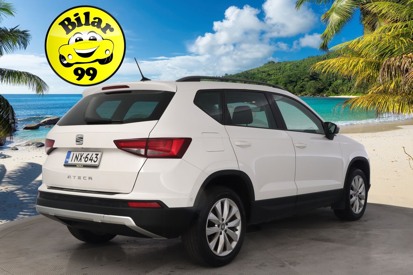 Seat Ateca 2017 1,4 TSI 150 ACT Style DSG / Webasto / Blis / Koukku / Adapti. vakkari / Kaistavahti / - *Siisti / 2x renkaat* - Osta nyt, maksa vasta ensi vuonna