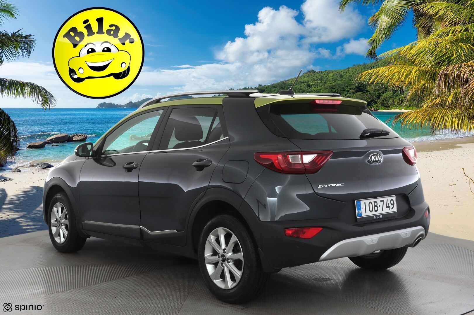 Kia Stonic 2018 1,2 ISG EX Design EcoDynamics - | P.kamera | Vakkari | Puolinahat | Autom. ilmastointi | Lämm. ratti | Apple & Android | 2x renkaat aluvantein | 