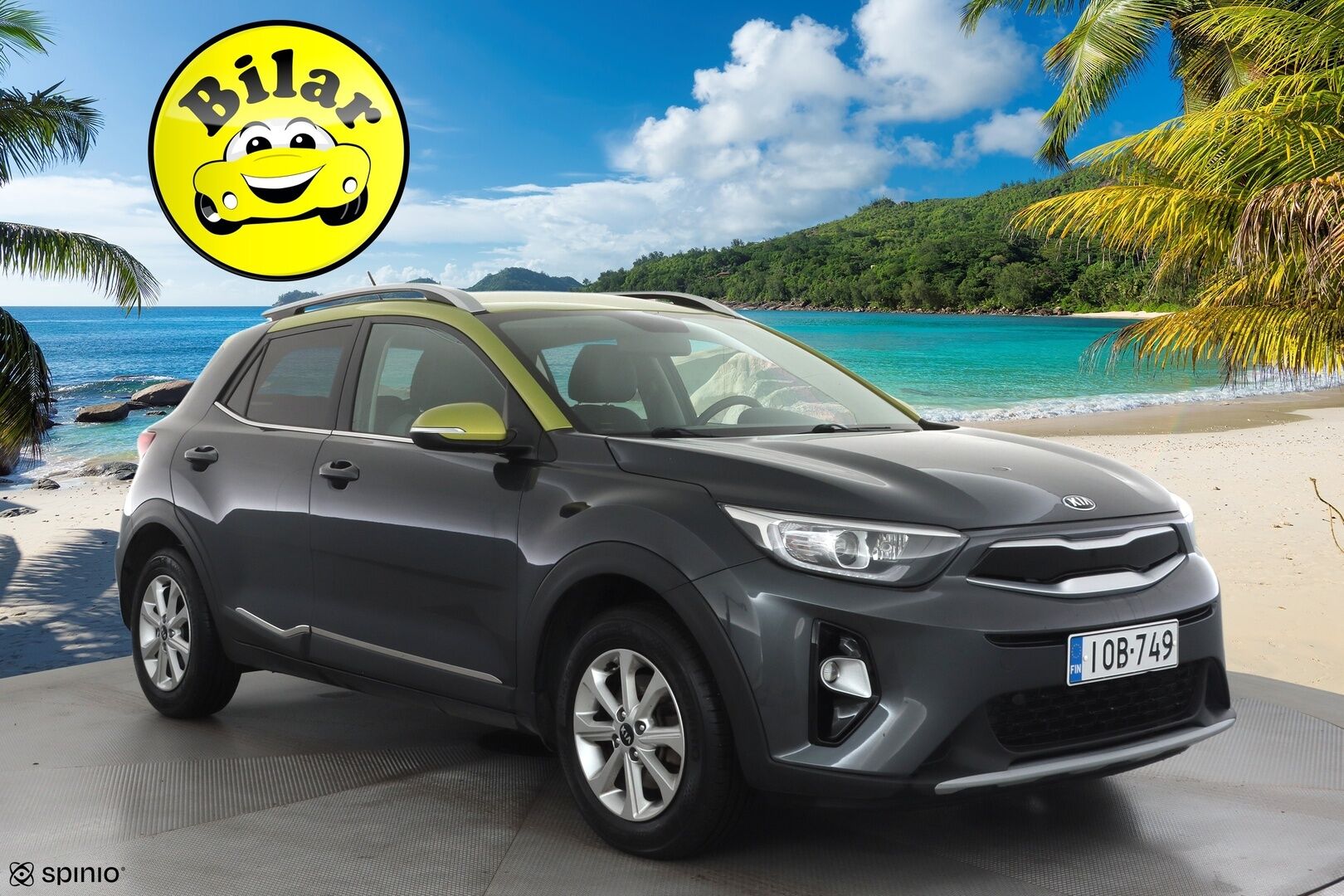 Kia Stonic 2018 1,2 ISG EX Design EcoDynamics - | P.kamera | Vakkari | Puolinahat | Autom. ilmastointi | Lämm. ratti | Apple & Android | 2x renkaat aluvantein | 