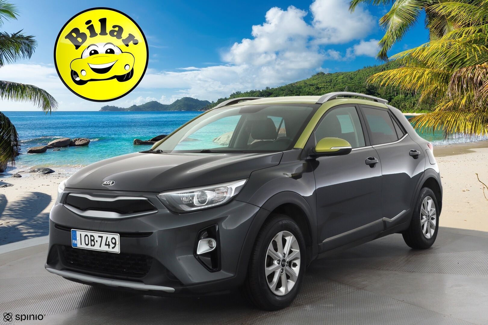 Kia Stonic 2018 1,2 ISG EX Design EcoDynamics - | P.kamera | Vakkari | Puolinahat | Autom. ilmastointi | Lämm. ratti | Apple & Android | 2x renkaat aluvantein | 