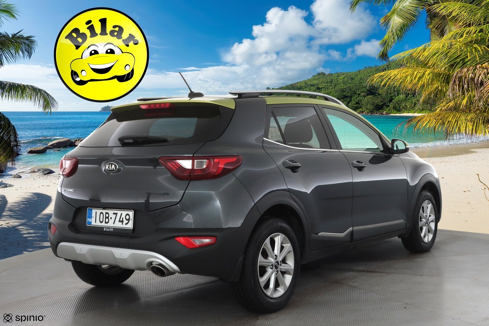 Kia Stonic 2018 1,2 ISG EX Design EcoDynamics - | P.kamera | Vakkari | Puolinahat | Autom. ilmastointi | Lämm. ratti | Apple & Android | 2x renkaat aluvantein | 