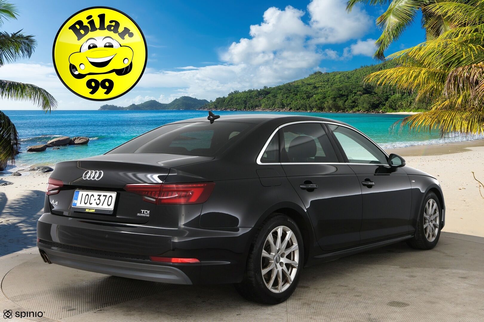 Audi A4 2018 Sedan Business Comfort S line Edition 2,0 TDI 140 kW quattro S tronic / Matrix-LED / Webasto / Alletaittuva koukku / Vakkari - Jakopää tehty / Hyvä huoltohistoria / - HULLU BLACKWEEK KORKOTARJOUS 2,49%