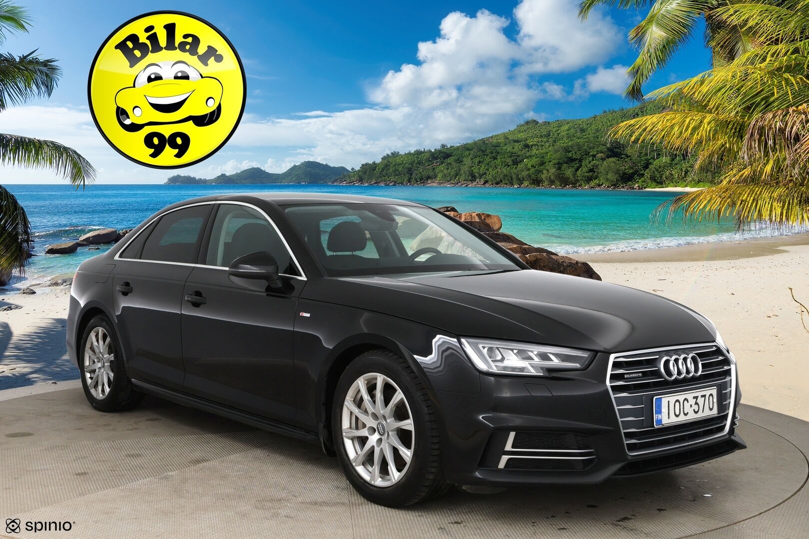 Audi A4 2018 Sedan Business Comfort S line Edition 2,0 TDI 140 kW quattro S tronic / Matrix-LED / Webasto / Alletaittuva koukku / Vakkari - Jakopää tehty / Hyvä huoltohistoria / - HULLU BLACKWEEK KORKOTARJOUS 2,49%