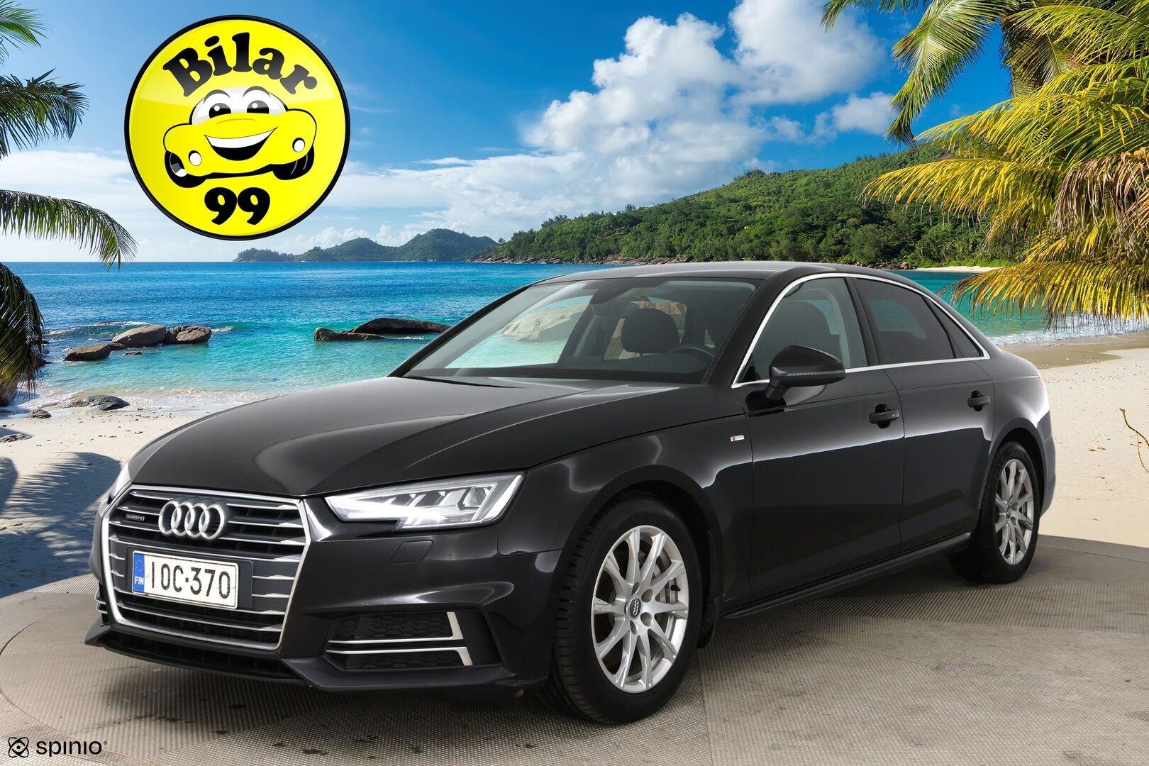 Audi A4 2018 Sedan Business Comfort S line Edition 2,0 TDI 140 kW quattro S tronic / Matrix-LED / Webasto / Alletaittuva koukku / Vakkari - Jakopää tehty / Hyvä huoltohistoria / 