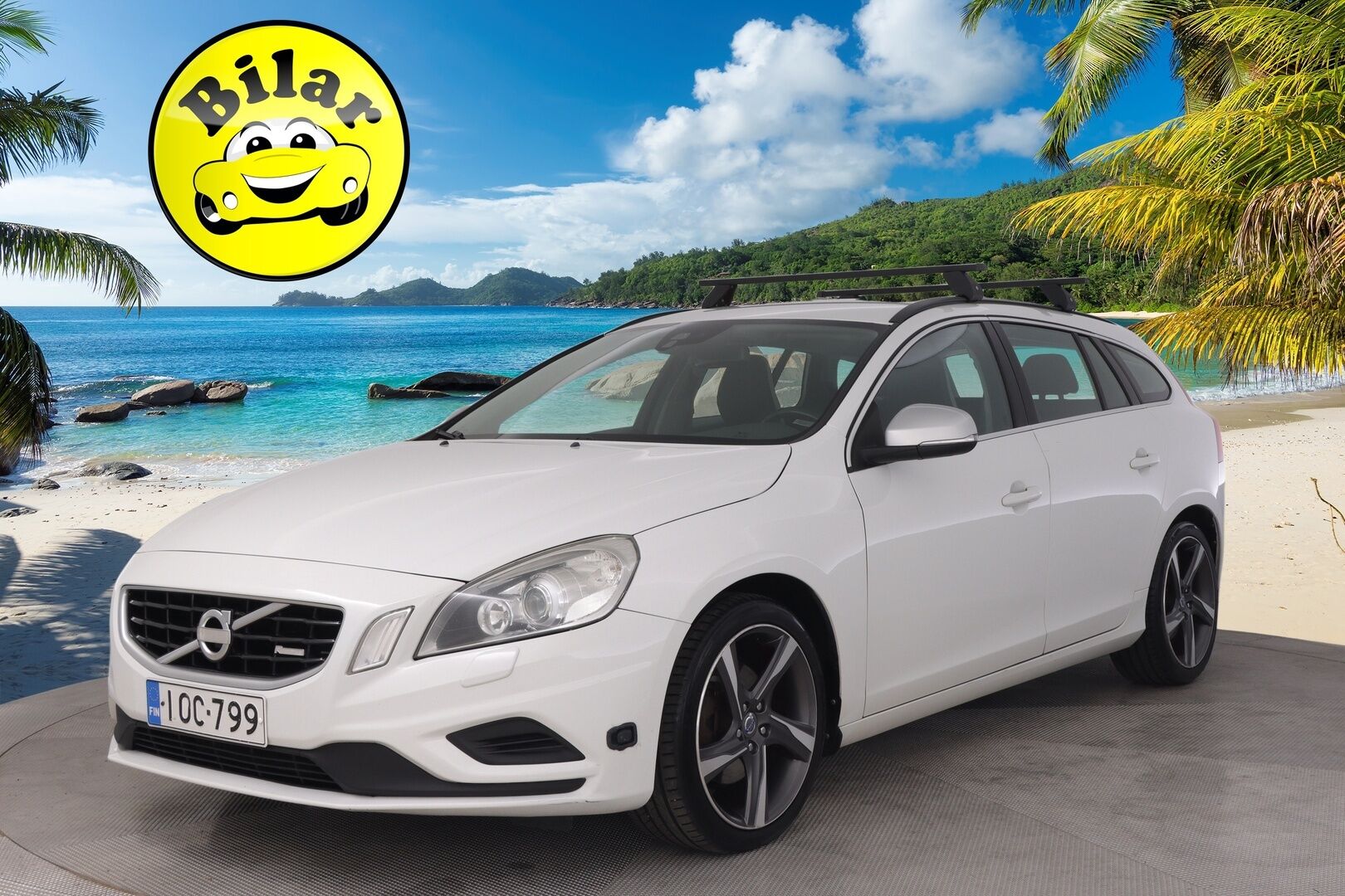 Volvo V60 2012 T3 R-Design - Huippusiisti | Lohko | Vakkari | BT | Kattokaiteet | 2x renkaat aluvanteilla