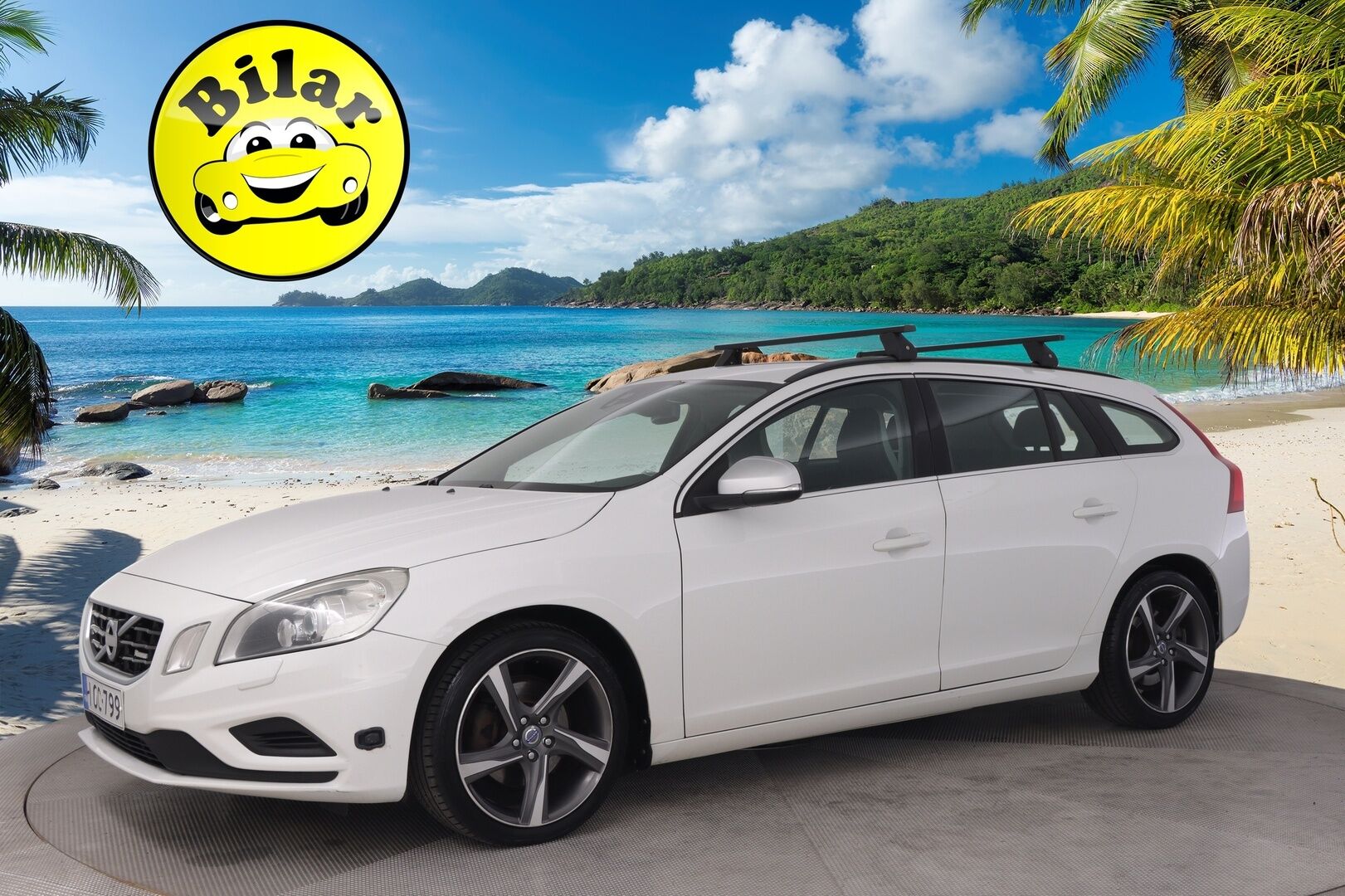 Volvo V60 2012 T3 R-Design - Huippusiisti | Lohko | Vakkari | BT | Kattokaiteet | 2x renkaat aluvanteilla