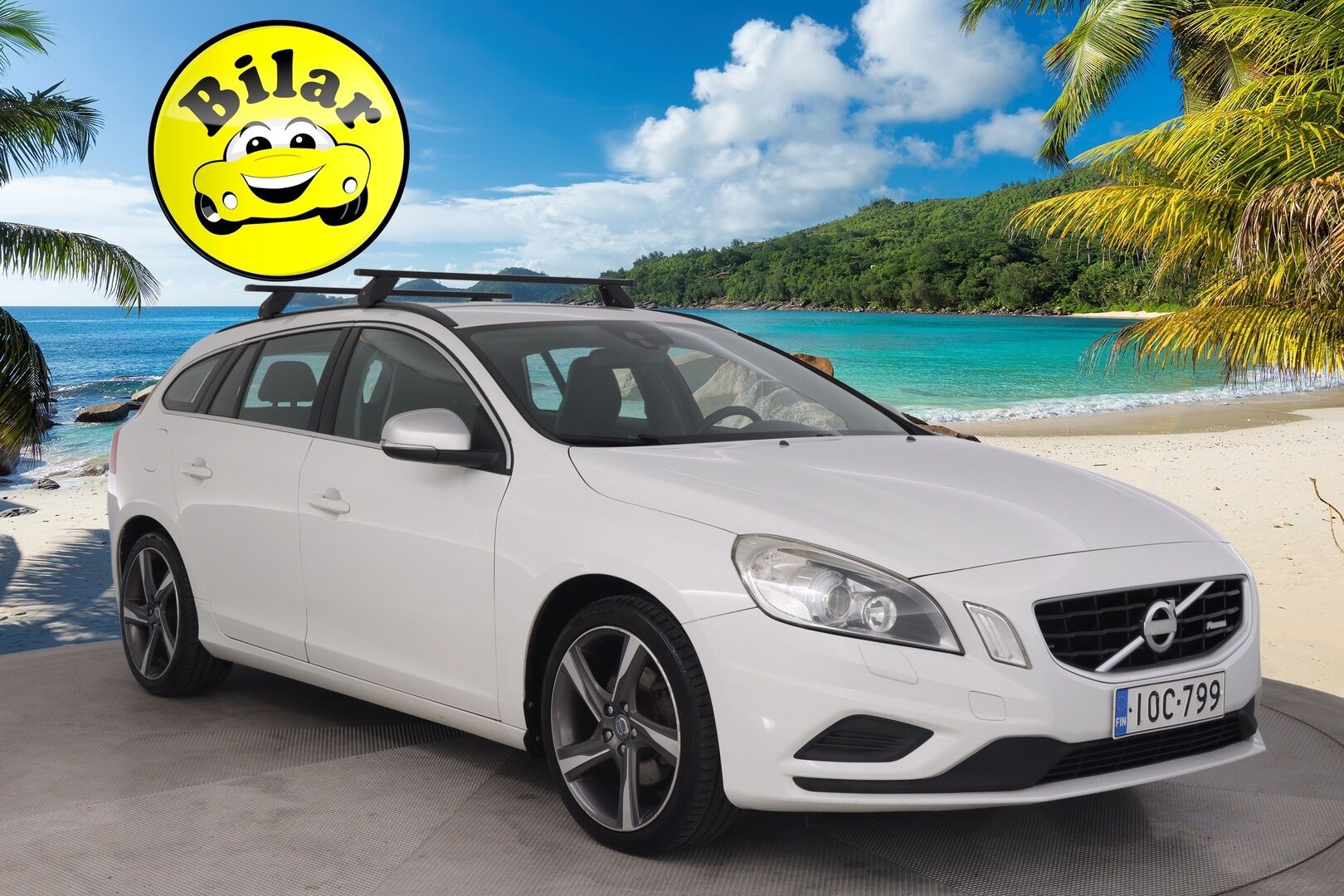 Volvo V60 2012 T3 R-Design - Huippusiisti | Lohko | Vakkari | BT | Kattokaiteet | 2x renkaat aluvanteilla
