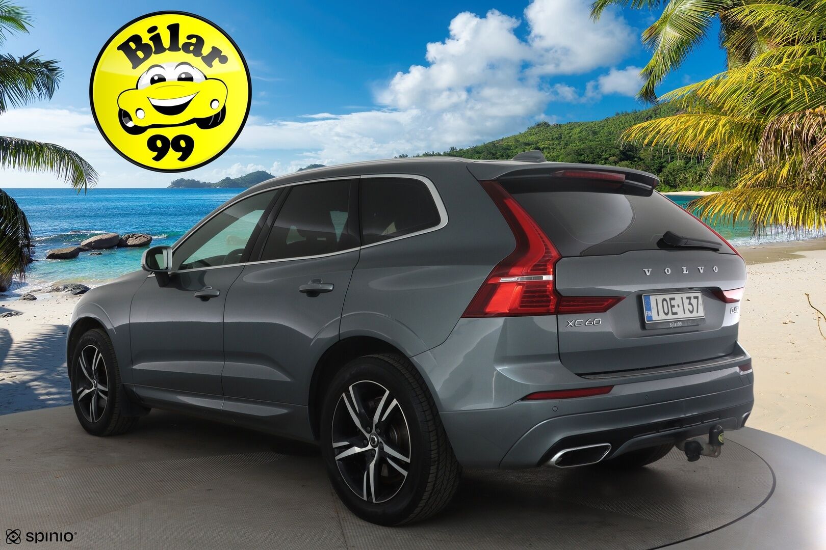 Volvo XC60 2018 D4 AWD R-Design aut (B) *ACC / 360° / Muistipenkki / Full LED / Webasto / Navi / Koukku / Sporttipenkit / BLIS* - Suomi-auto / Kahdet renkaat aluvanteilla