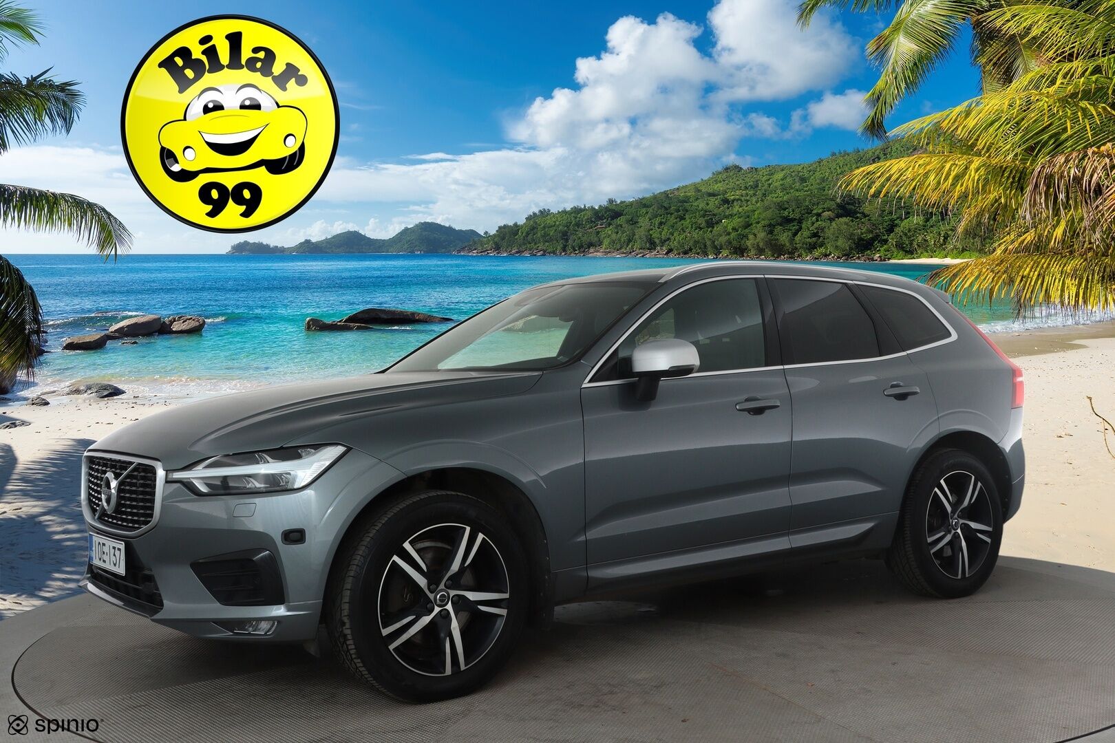 Volvo XC60 2018 D4 AWD R-Design aut (B) *ACC / 360° / Muistipenkki / Full LED / Webasto / Navi / Koukku / Sporttipenkit / BLIS* - Suomi-auto / Kahdet renkaat aluvanteilla