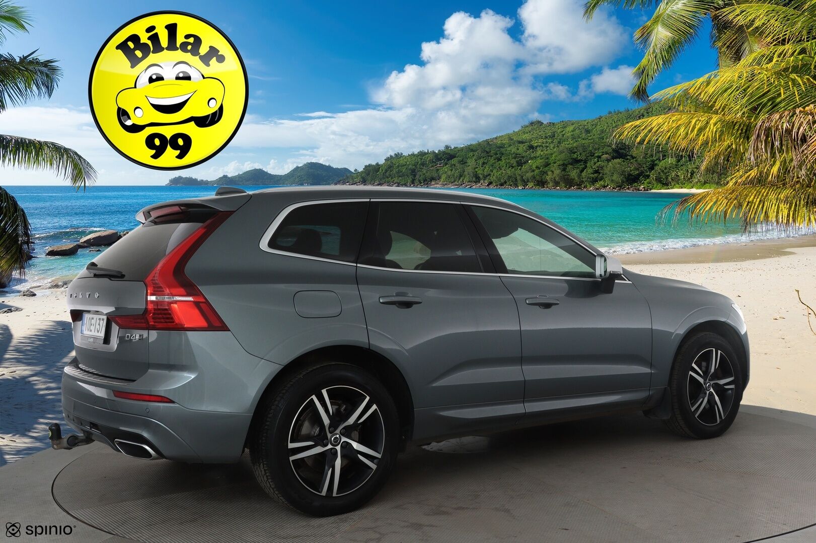 Volvo XC60 2018 D4 AWD R-Design aut (B) *ACC / 360° / Muistipenkki / Full LED / Webasto / Navi / Koukku / Sporttipenkit / BLIS* - Suomi-auto / Kahdet renkaat aluvanteilla