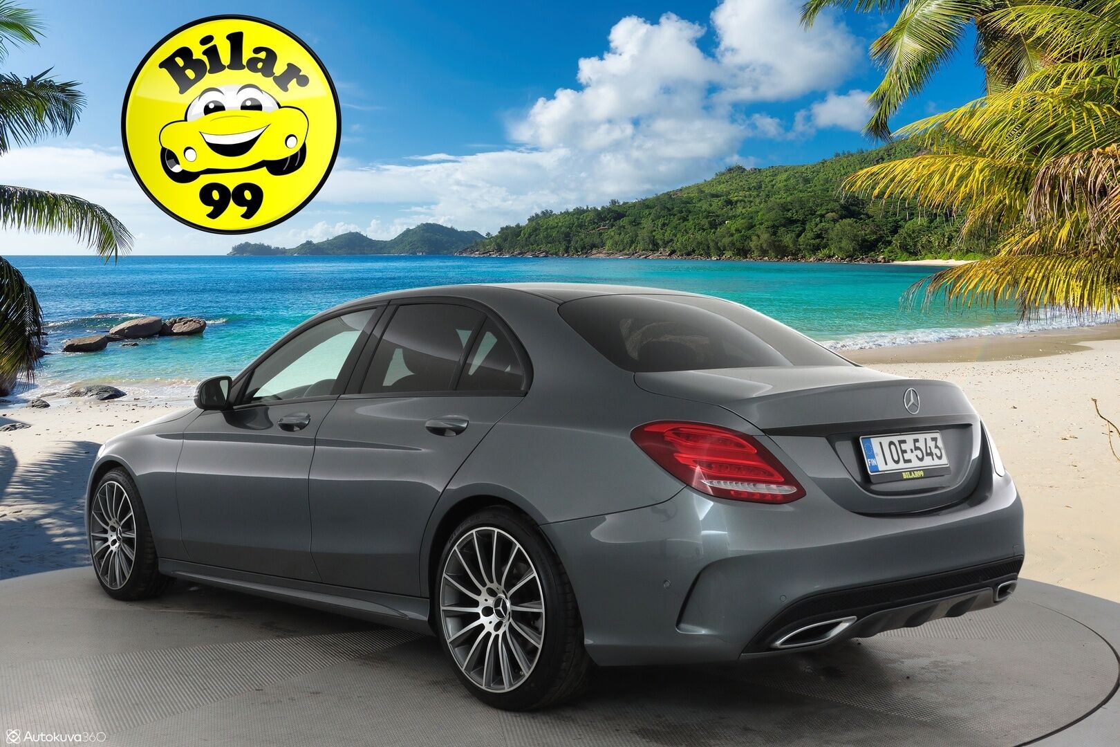 Mercedes-Benz C 2018 220 d A AMG Premium Edition - Webasto / Burmester / Panorama / LED High Performance / Nahkasisusta / Comand Navi / Tulossa Tampereelle!