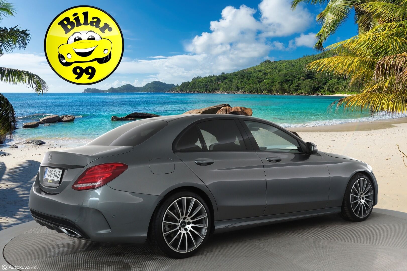 Mercedes-Benz C 2018 220 d A AMG Premium Edition - Webasto / Burmester / Panorama / LED High Performance / Nahkasisusta / Comand Navi / Tulossa Tampereelle!