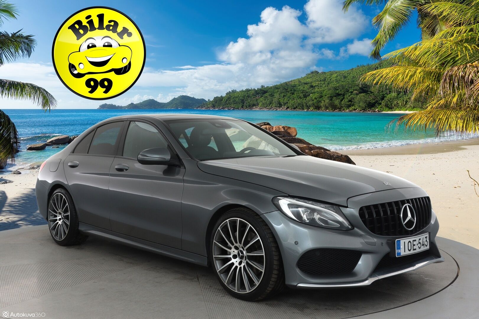 Mercedes-Benz C 2018 220 d A AMG Premium Edition - Webasto / Burmester / Panorama / LED High Performance / Nahkasisusta / Comand Navi / Tulossa Tampereelle!
