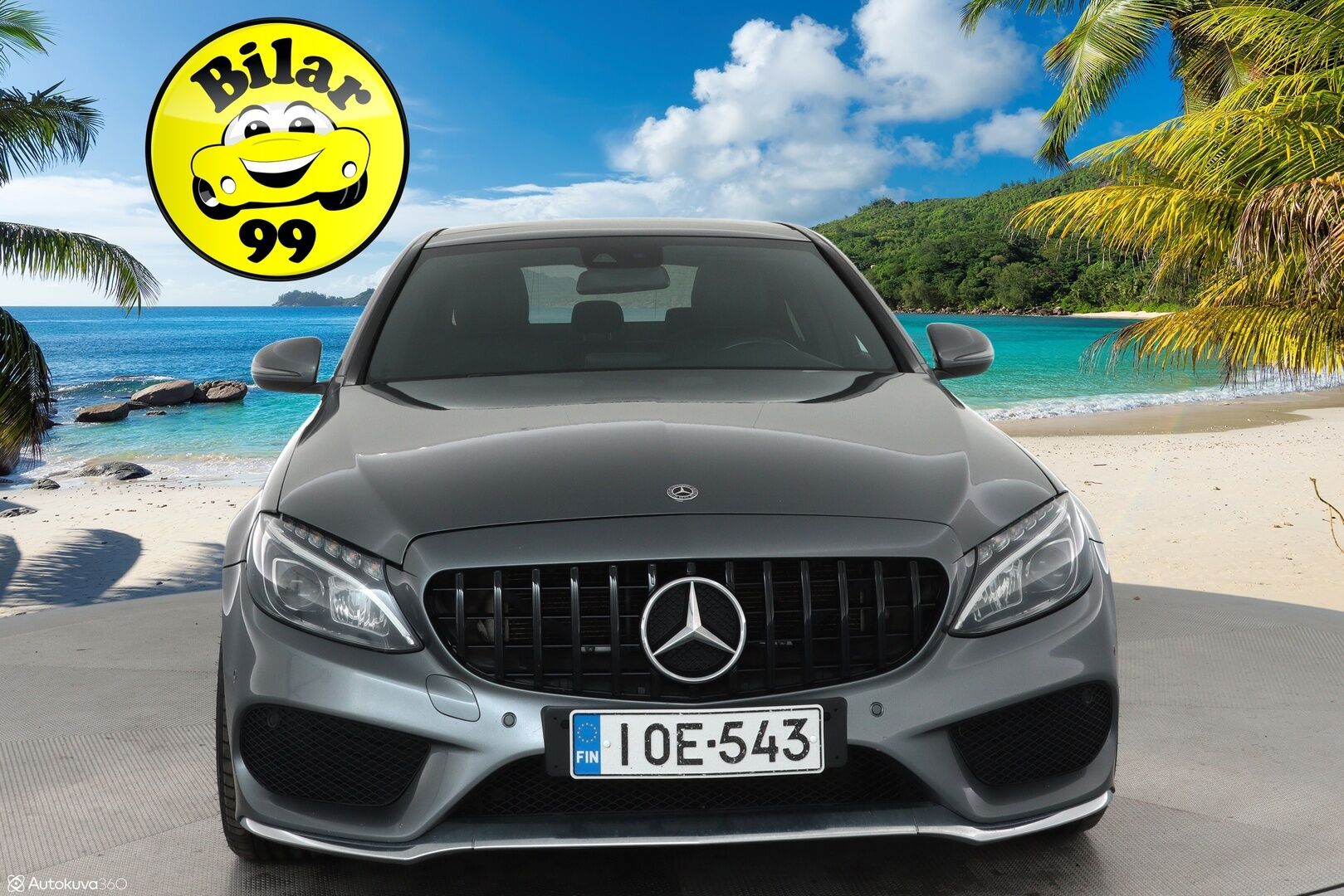 Mercedes-Benz C 2018 220 d A AMG Premium Edition - Webasto / Burmester / Panorama / LED High Performance / Nahkasisusta / Comand Navi / Tulossa Tampereelle!