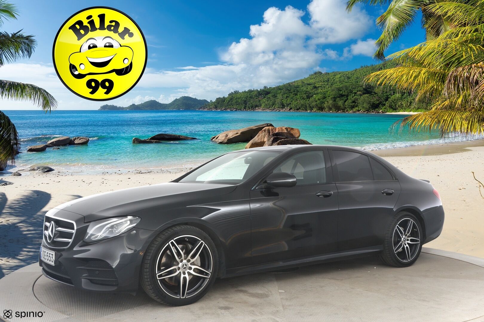 Mercedes-Benz E 2017 220 d AMG Sedan  **Kamera / Kattoluukku / Nahka-Alcantra / Ambient- valot** - Kahdet hyvät renkaat ja hyvä huoltohistoria / Lohko sisähaaralla / Navigointi