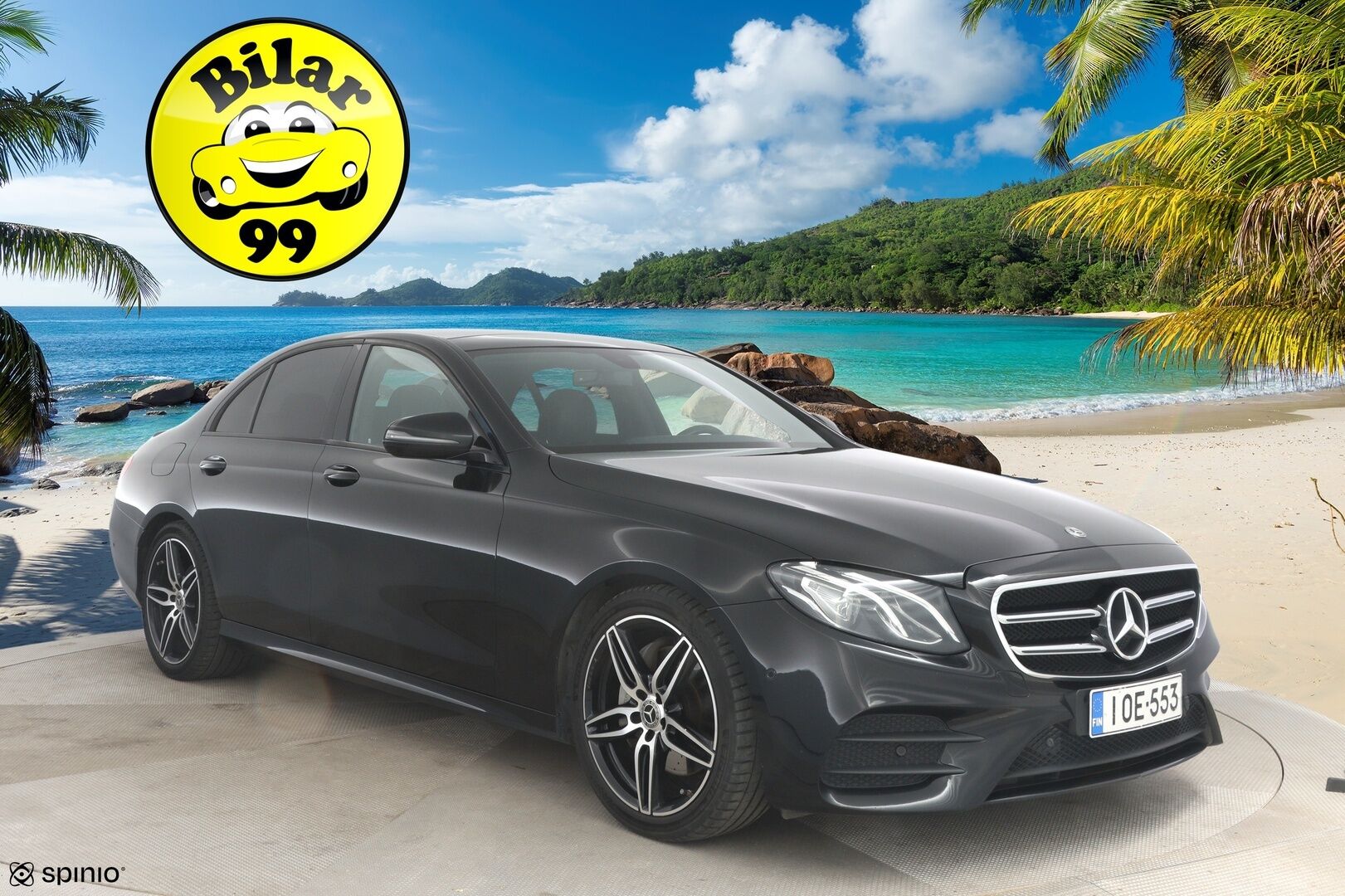 Mercedes-Benz E 2017 220 d AMG Sedan  **Kamera / Kattoluukku / Nahka-Alcantra / Ambient- valot** - Kahdet hyvät renkaat ja hyvä huoltohistoria / Lohko sisähaaralla / Navigointi