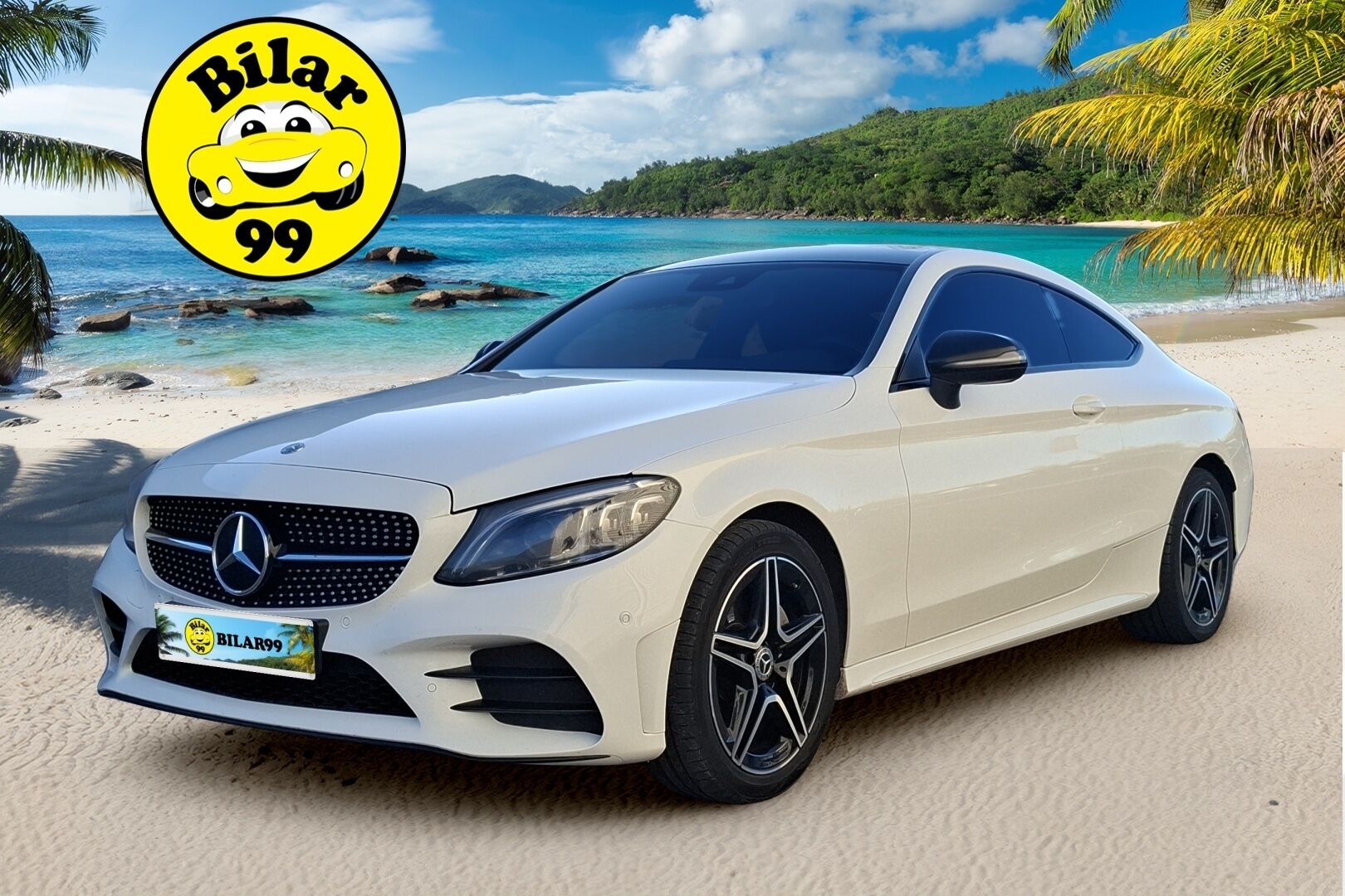 Mercedes-Benz C 2019 220 d 4Matic A Coupé AMG * Webasto / Peruutuskamera / Panoraama / Nahka-Alcantara / Night - Tulossa Myyntiin!