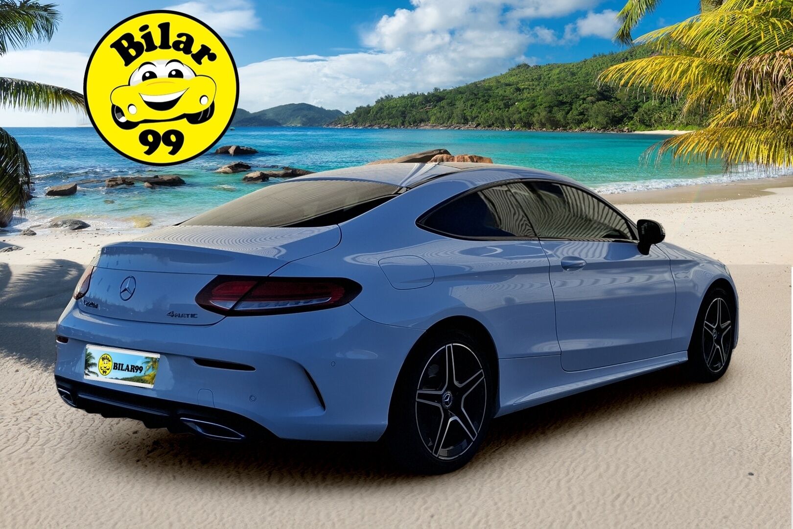 Mercedes-Benz C 2019 220 d 4Matic A Coupé AMG * Webasto / Peruutuskamera / Panoraama / Nahka-Alcantara / Night - Tulossa Myyntiin!